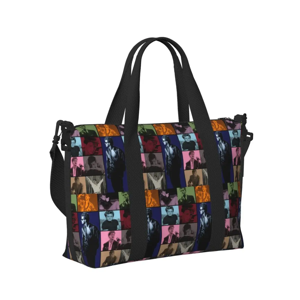 

Luis Miguel Tour Mucisian Hip Hop Beach Travel Bag Large Capacity Tote Bags for Gym Sport Women Shopping Duffle Shoulder Bag