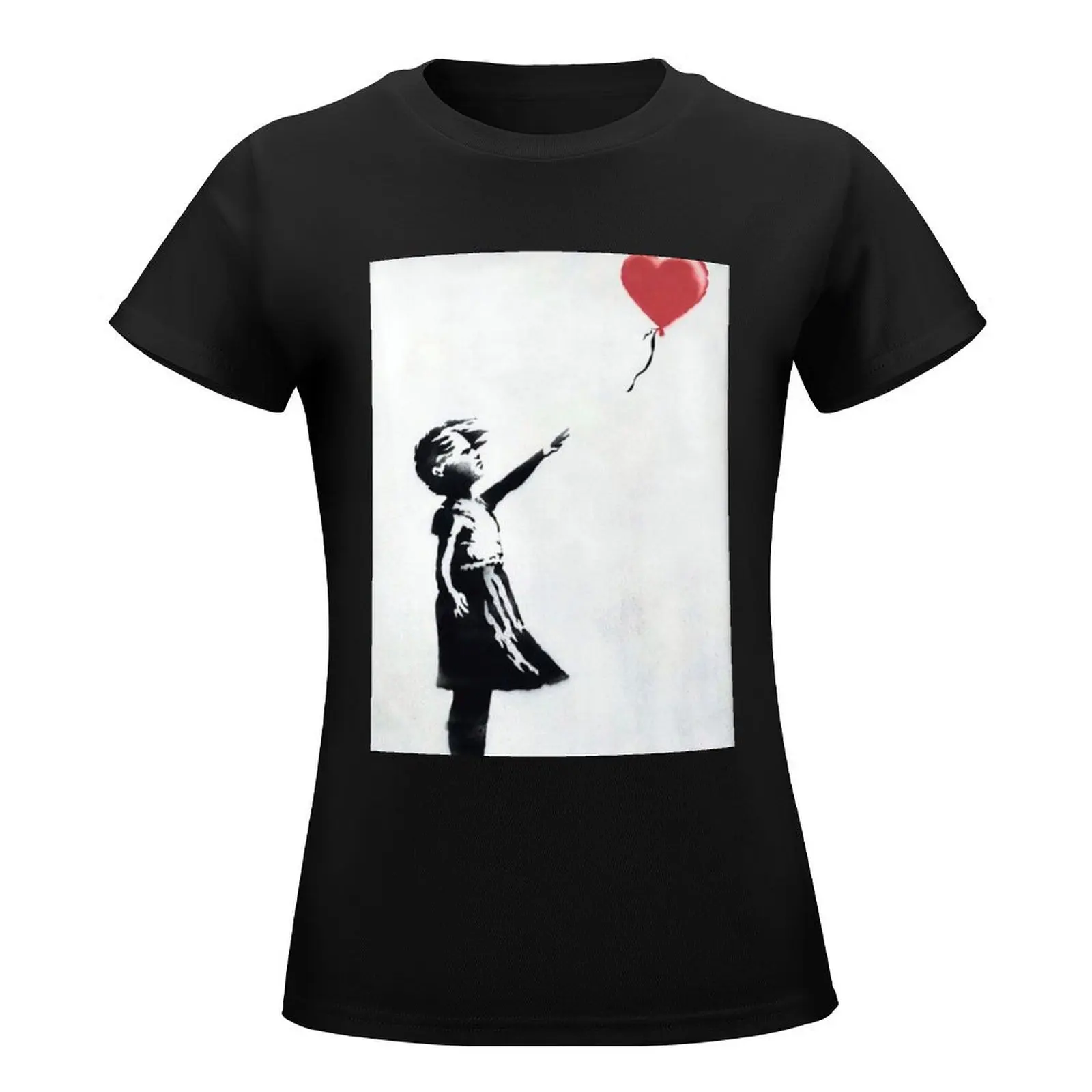 Bansky street art T-Shirt kawaii clothes oversized plus size tops new edition t shirts for Women