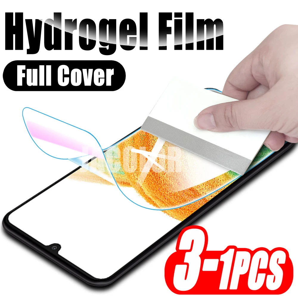 Front 1-3PCS Screen Protector Hydrogel Film For Samsung Galaxy A33 A32 5G 4G A31 Protective Cover Gel Galaxi A 33 32 31 5 G Soft