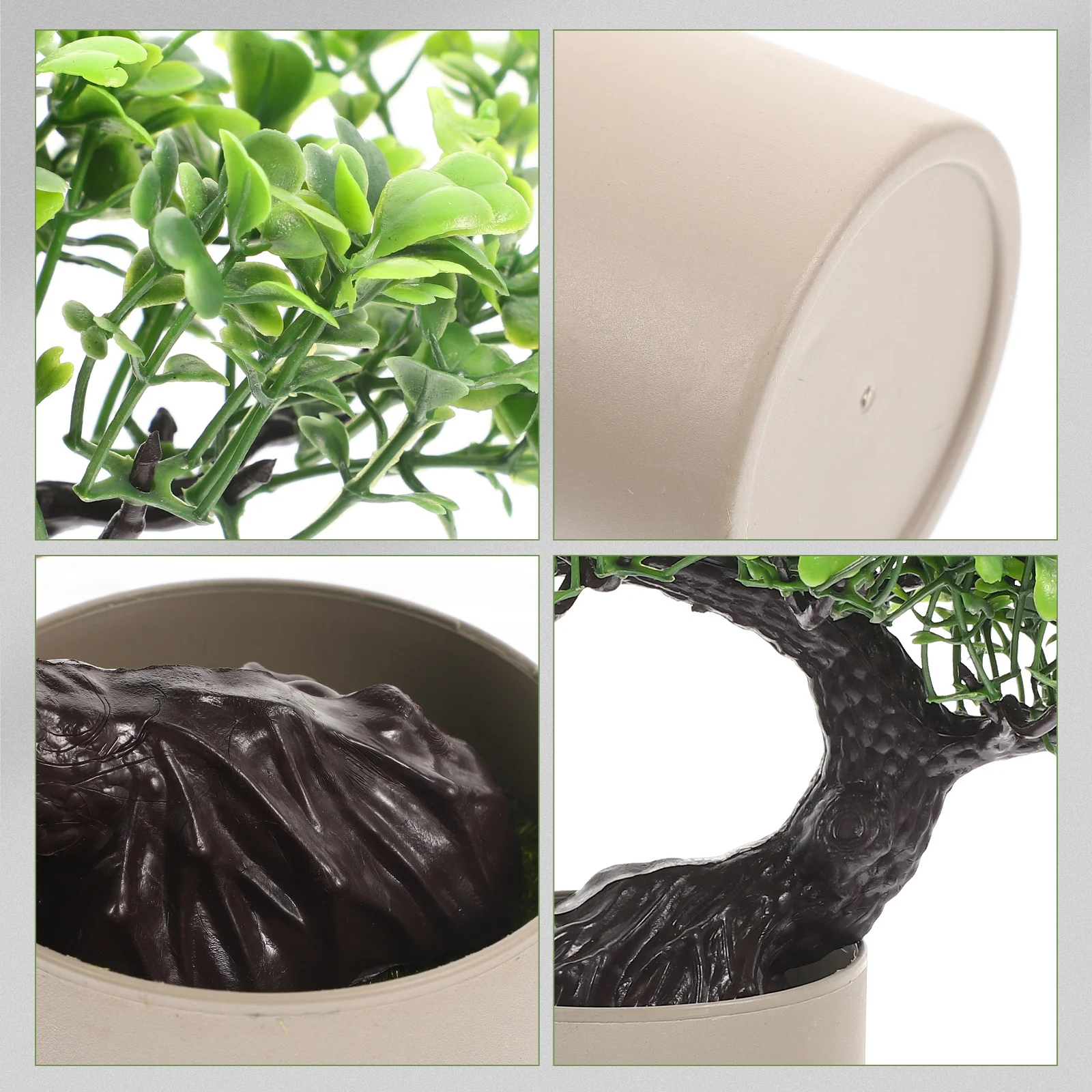 

Simulation Pine Tree Artificial Bonsai Desktop Plant for Home Office Table Display Faux Welcoming Pine Tree Decor