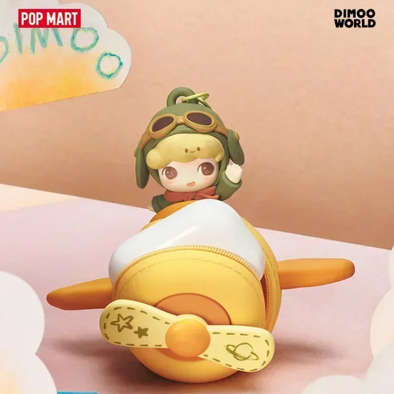 

POP MART DIMOO Anime Figure With Headphone Cute Case Memories We Hold Series Blind Box Mystery Toys Ornaments