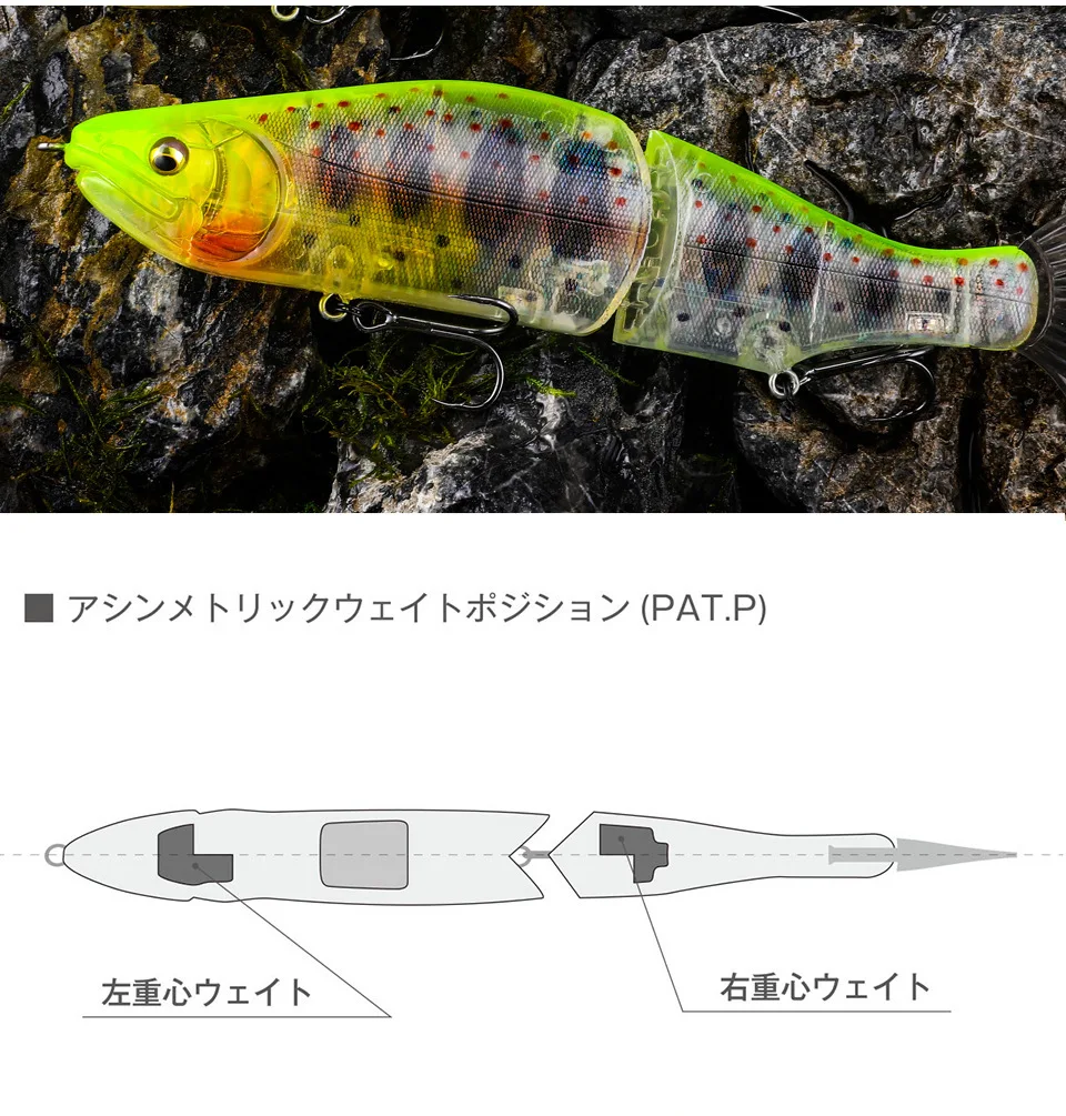 BEARKING Glide bait Lures 185mm 64g Jointed Swimbait ABS Body With Soft Tail SwimBaits 185 Glidebait to Target Big Bass view 4