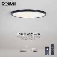 20inch Large Size LED Ceiling Lamp APP Remote Control Smart Lighting Fixtures Bedroom Living Room Indoor Ultra-thin Ceiling Lamp