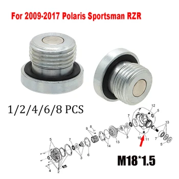 폴라리스 스포츠맨용 전면 기어 케이스 드레인 플러그 3234755 3234756, M18 * 1.5, RZR 550 570 800 850 900 1000 에이스 500 325 570 900 09-17