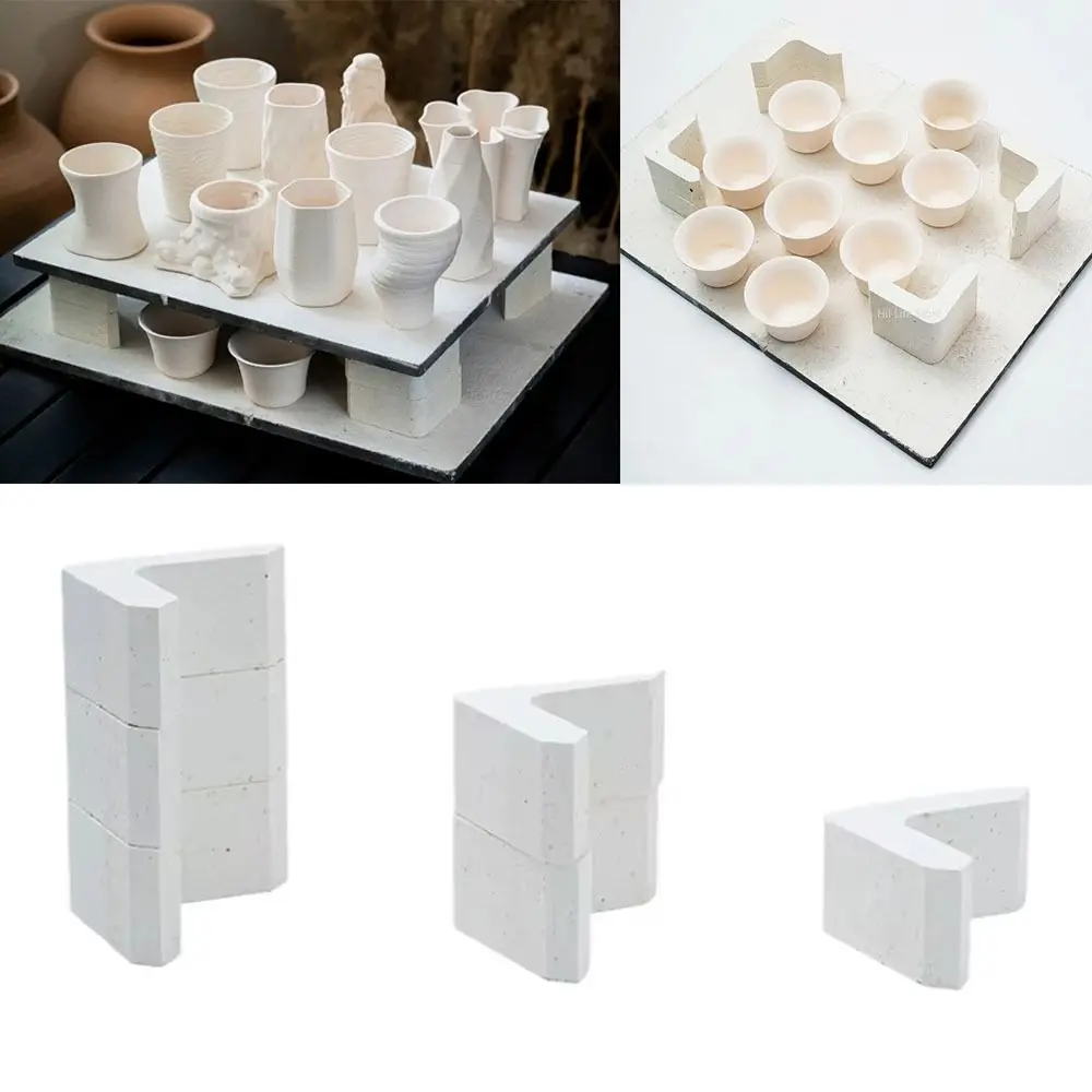 Outils de céramique pour four, 3/6/9 cm, pilier en L, résistance aux hautes températures, plaque de four électrique, mobilier de four, cuisson céramique