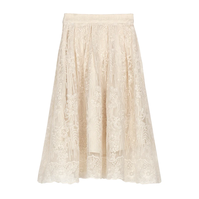 Moda socialite prego grânulo solúvel em água renda curta topo + cintura alta e grande balanço saia de comprimento médio conjunto