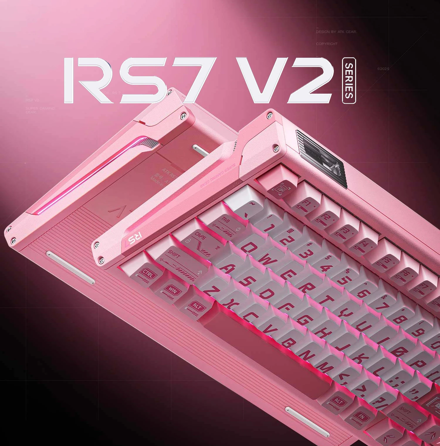 

ATK RS7 V2 All-Aluminum Magnetic Axis Keyboard Gaming Wired Connection High-Precision / Low-Latency Keyboard Gift for Boys