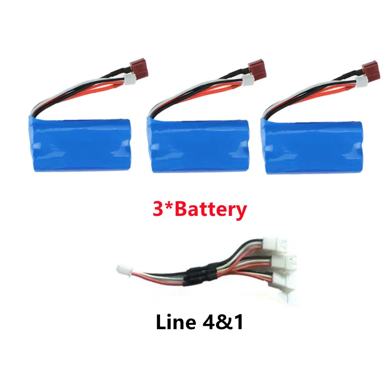 Parts-JJRC-Q130 Q141 Q003 Q004 All Terrain Four-Wheel Drive Vehicle Accessory/7.4V 1500mA Battery