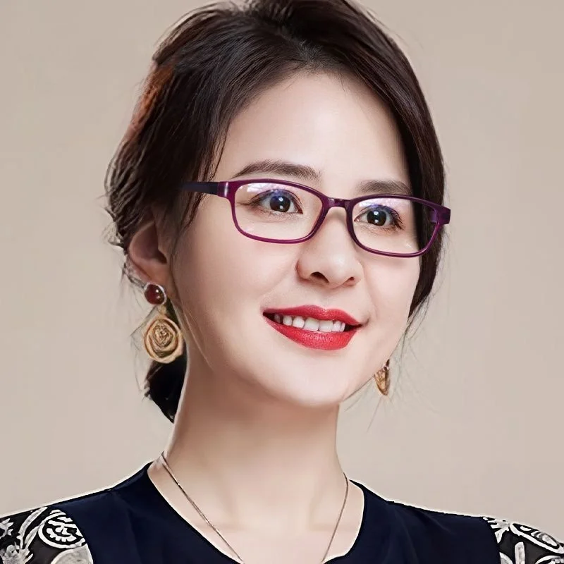 Fashionable lightweight anti-blue light reading glasses for women, suitable for middle-aged and elderly daily reading