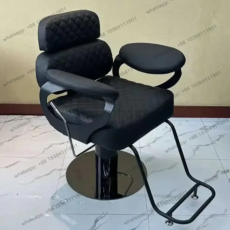 LJY Delicacy Unique Barber Chair Aesthetic Fashion Modern Personalized Hairdresser Chair Salon Ergonomic Kapperstoel Hair Furnit