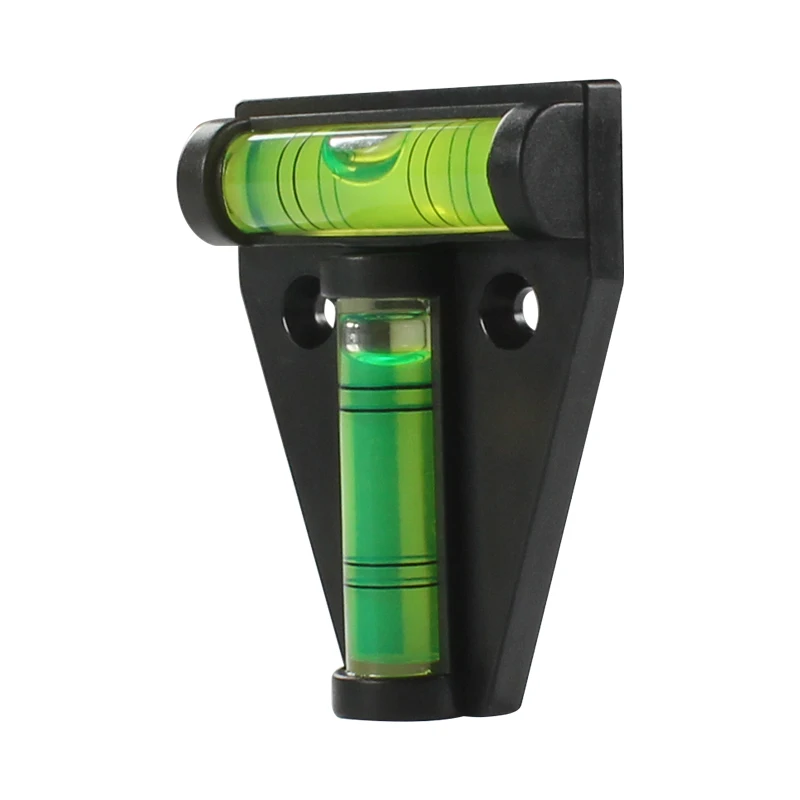 TYTXRV أسود عالي الدقة صغير T نوع ABS البلاستيك مستوى الكحول مع قارورة 2 لأجزاء قافلة RV مستوى الروح #5