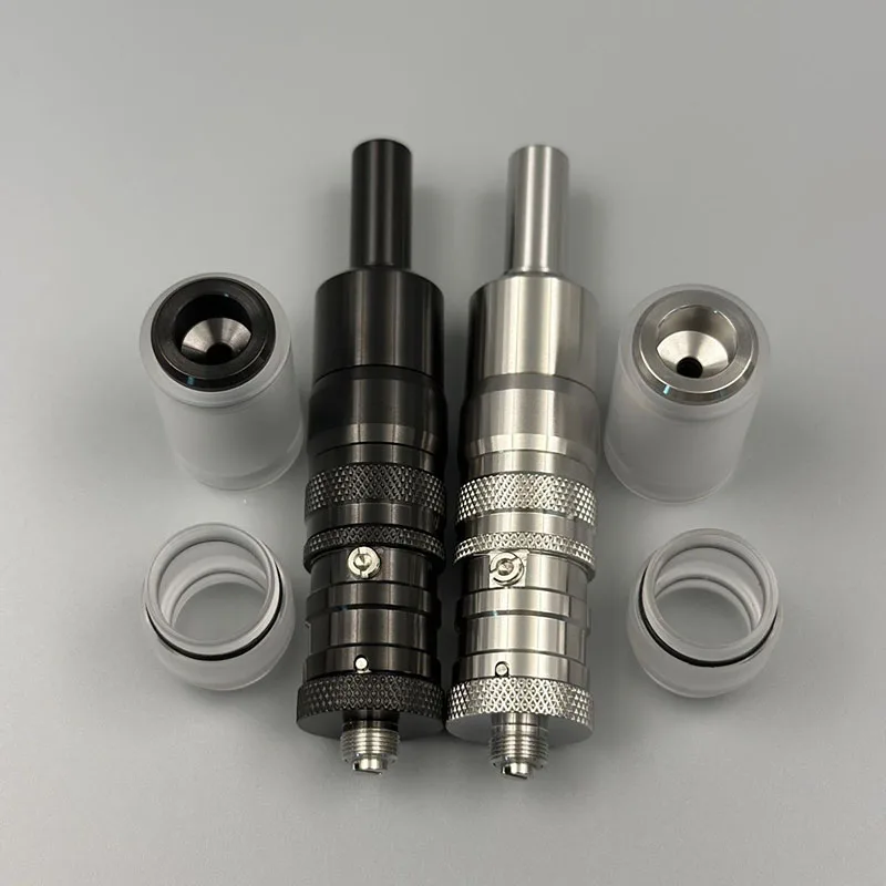 FeV Flash-e-Vapor Mini RTA 17mm Diameter 3.0ml 316 SS E 510 Thread Mod atomizer tank for coils & atomizers - main product image