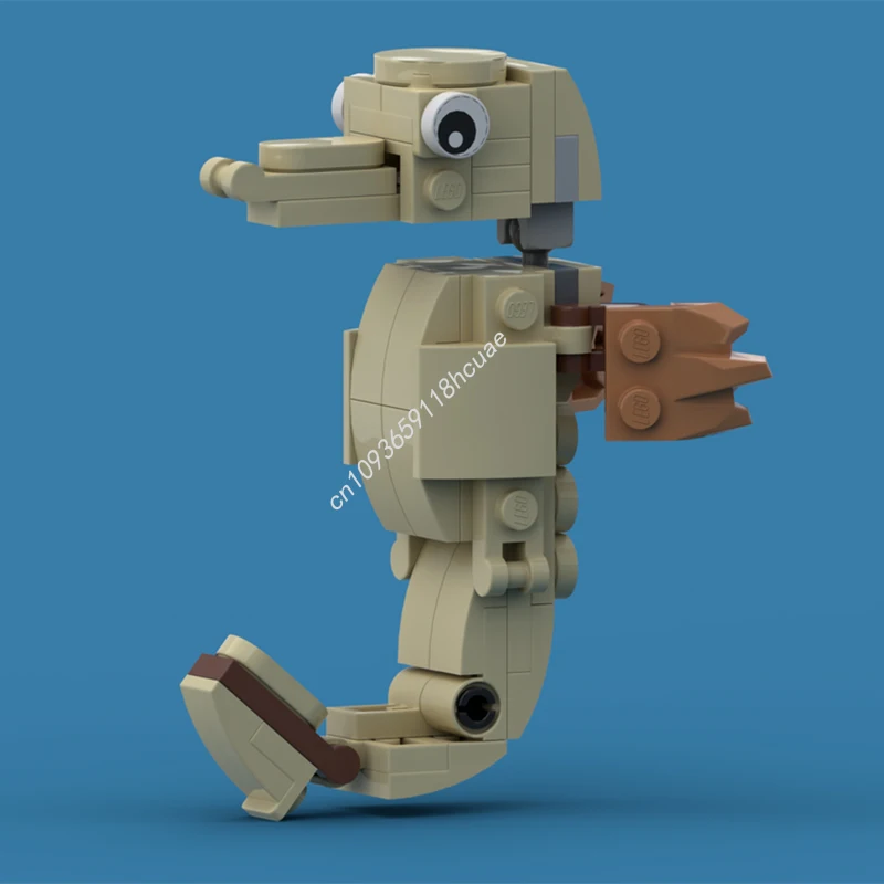 

74 шт. MOC Seahorse nan уникальные строительные блоки-сюрпризы на день рождения для детей и подростков, рождественский подарок