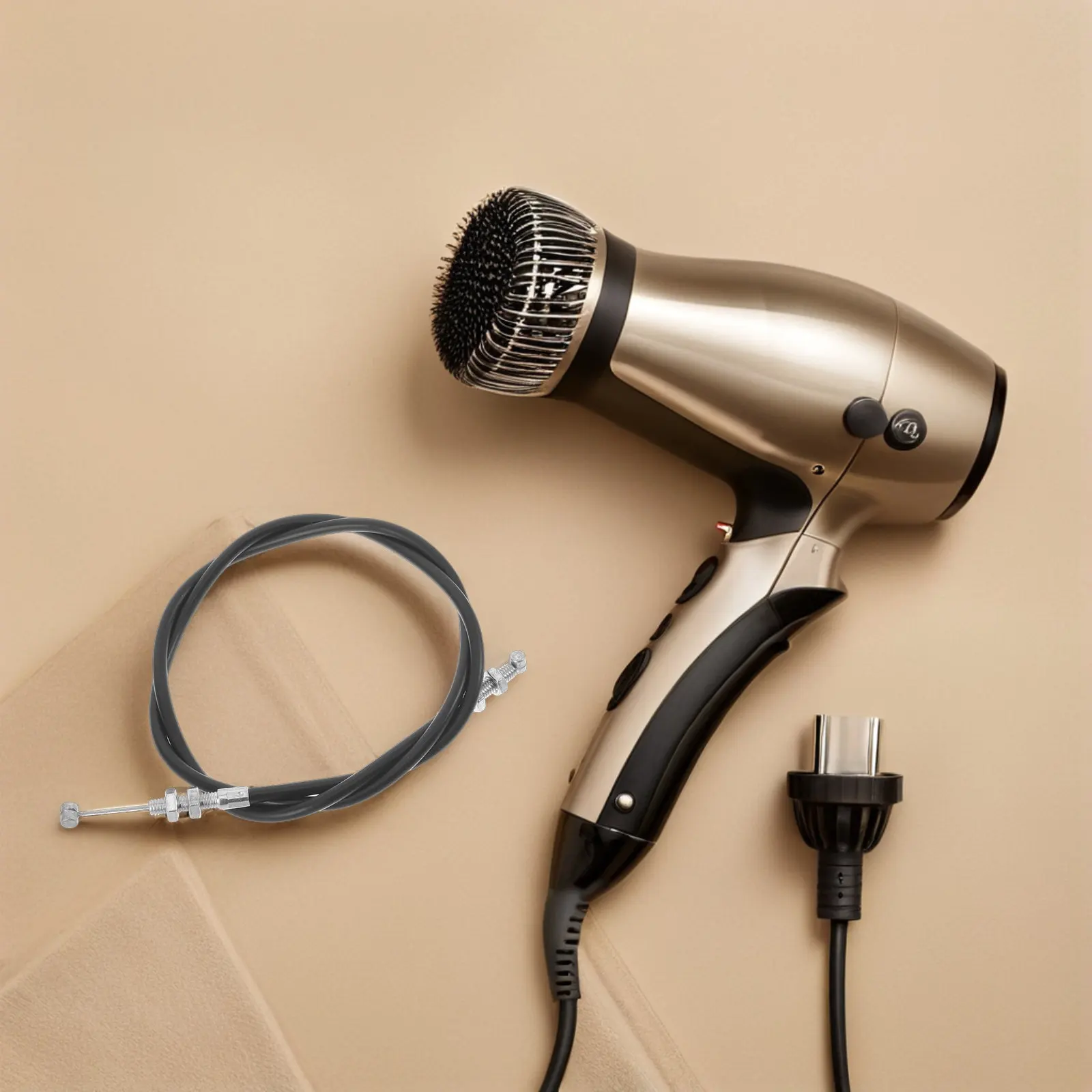 2Pcs Salon Chair Recliner Cable Pull Wire Heavy Duty Hydraulic Replacement Parts for Barber Styling Chairs Accessories
