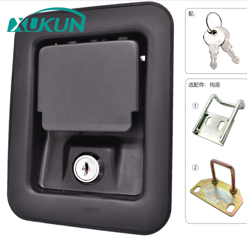 XK113-140BS High Quality Machine metal cabinet silent type generator set canopy panel door handle paddle lock  10pcs