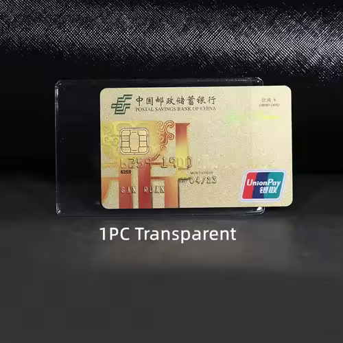 1/5/10pcs PVC Transparent Card Holder Bus Business Case Bank Credit ID Card Holder Cover Identification Card Container Holder - Image 11