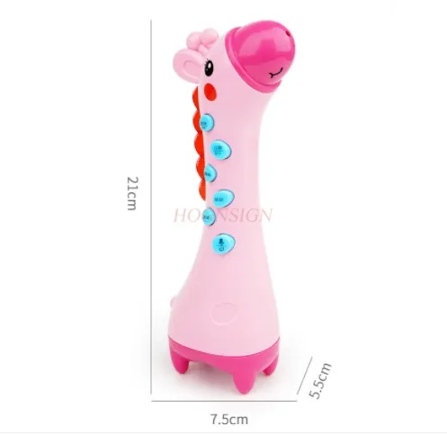 Microfone para crianças bebê karaoke cantando máquina microfone sem fio bebê amplificação música brinquedo menino menina