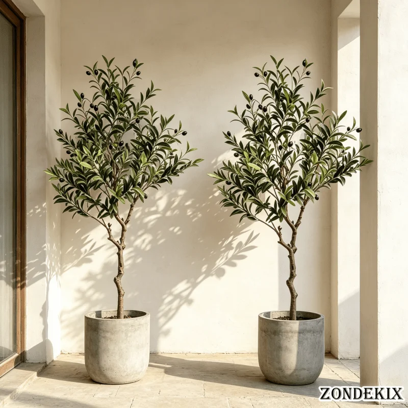 100-180cm-artificial-olive-tree-lifelike-plastic-fake-olive-plant-indoor-home-garden-decor-outdoor-decorative-green-plant