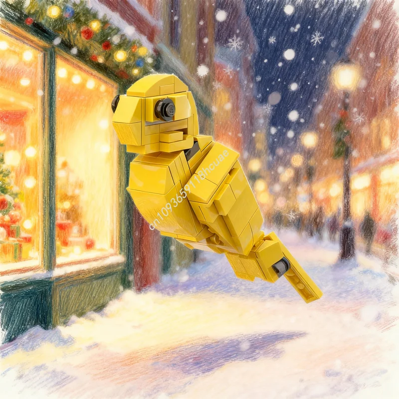 139 stks MOC City Champions Vogelmodel Bouwstenen Architectuur Kerstcadeaus Monteer DIY Creatief Idee Baksteen Speelgoed Onderwijs