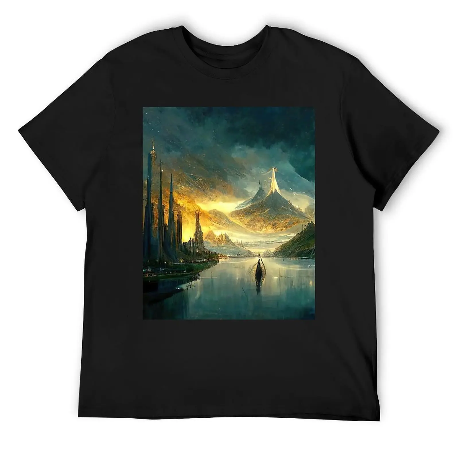 

Valinor T-Shirt boys whites aesthetic clothes Men's clothing