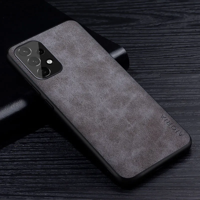 Premium PU Leathe Case for Samsung Galaxy A53 5G Scratch-Resistant Solid Color Cover for Samsung Galaxy A73 A53 A33 A23 5G Case