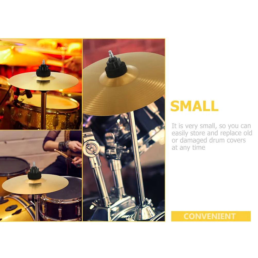 

2pcs Cymbals 6Inch Brass Drum Kit Replacement Parts Accessories Crash Ride Jazz Drums Pure Sound Percussion Instrument