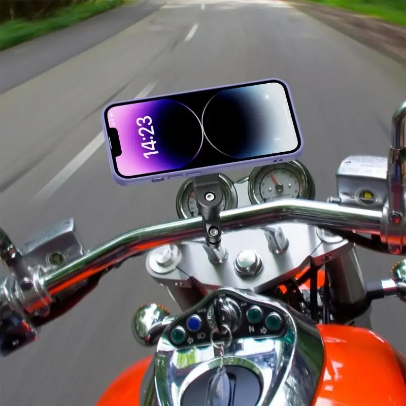 

Подставка для мобильного телефона для скутера, держатель для телефона, противоударный кронштейн, вращающийся на 360 градусов для