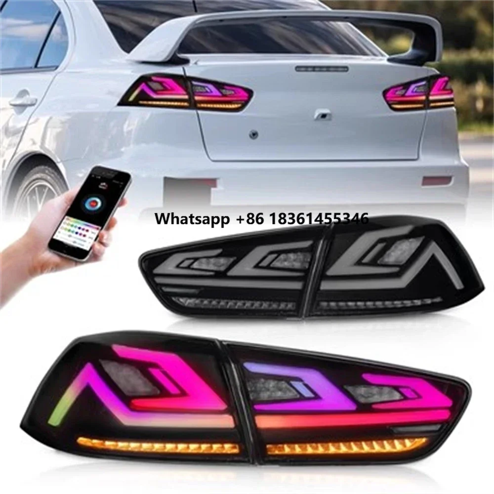 

Полный светодиодный задний фонарь для LANCER EVO X (2008-2018) — стоп-сигнал, ходовые огни, фонарь заднего хода, указатель поворота, 2 шт.