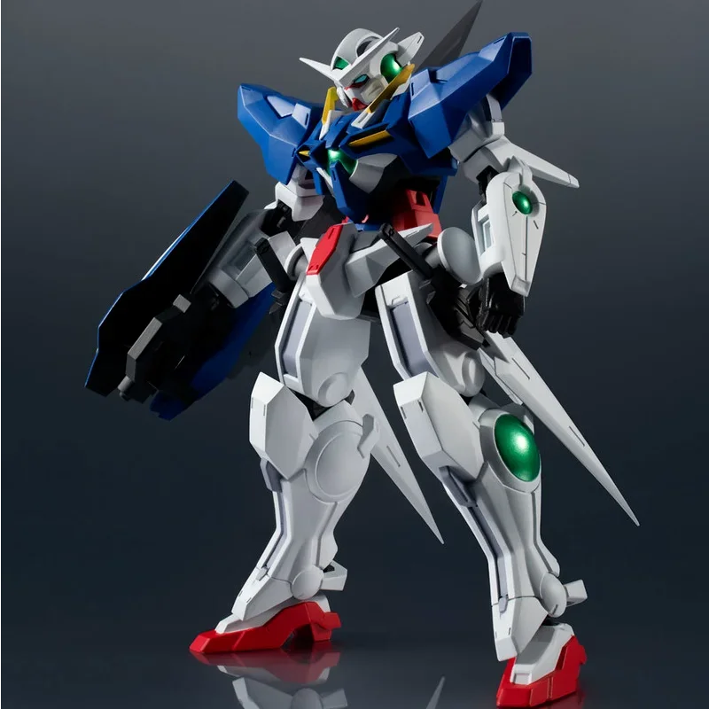 بانداي جاندام أطقم منمذجة أنيمي الشكل GU16 GN-001 جاندام الكون EXIA نسخة Gunpla أنيمي نموذج ألعاب شخصيات الحركة للأطفال