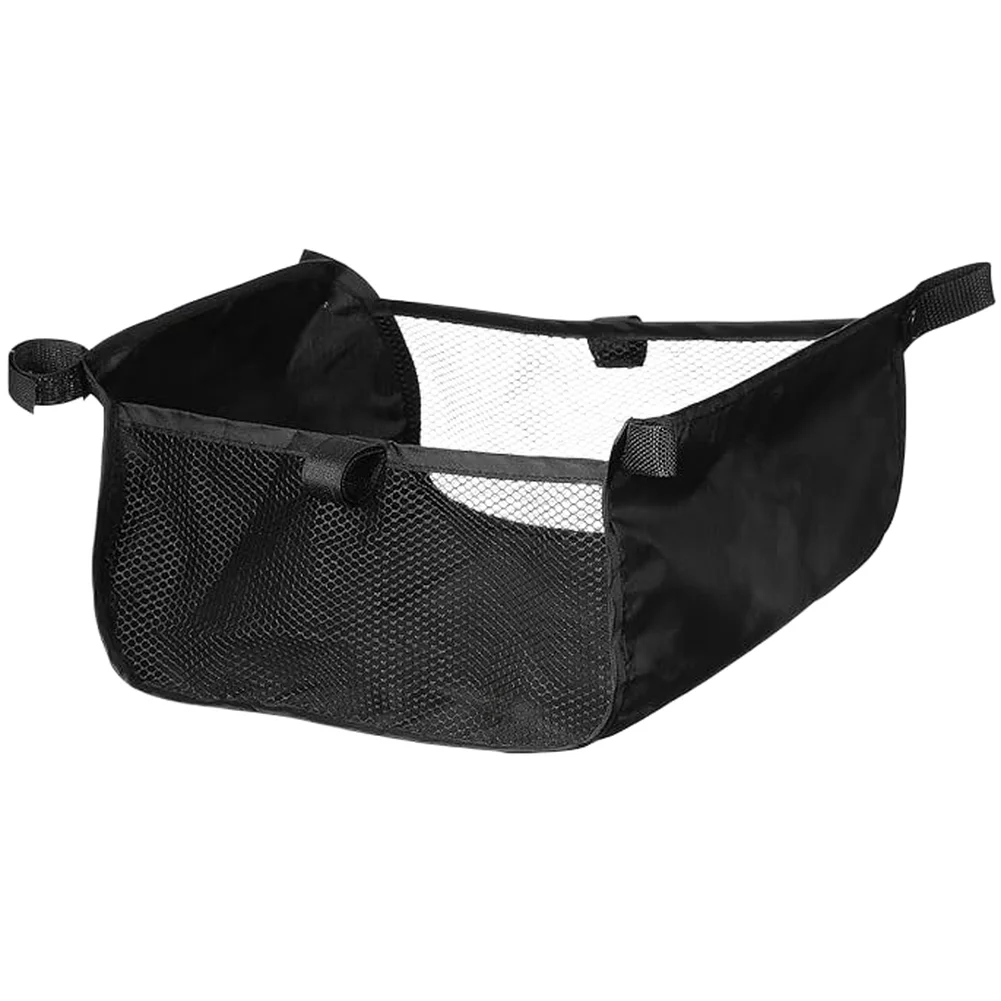 Stroller Storage Bag Under Seat Mesh Organizer for Pushchair with Ample Space to Hold Diapers Towels and Essentials