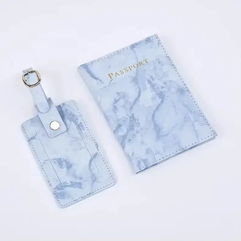 Travel Passport Cover Luggage Tag Set Women ID Card Passport Holder Cover Case Credit Card Holder Ticket Clip Travel Accessories