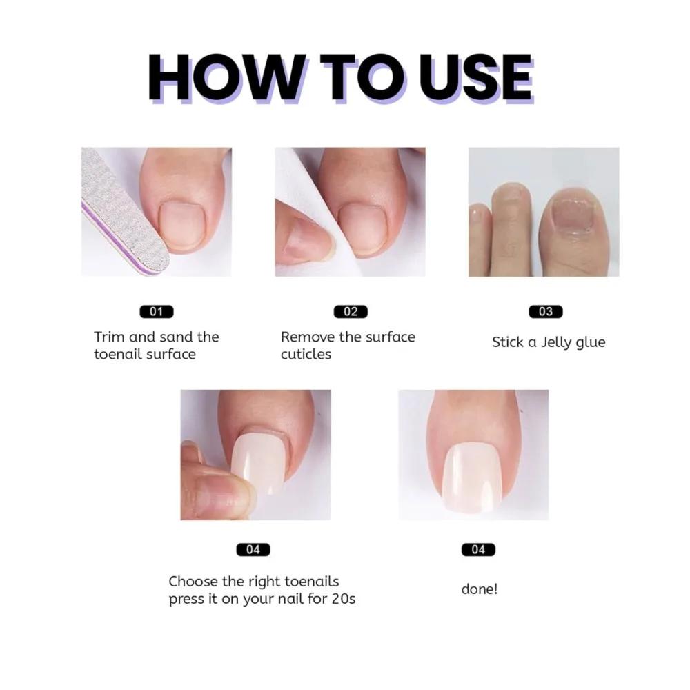 120 Uds. De uñas postizas con punta francesa cuadrada corta en caja, acrílico rosa desnudo, reutilizable, cubierta completa, extensión de uñas postizas