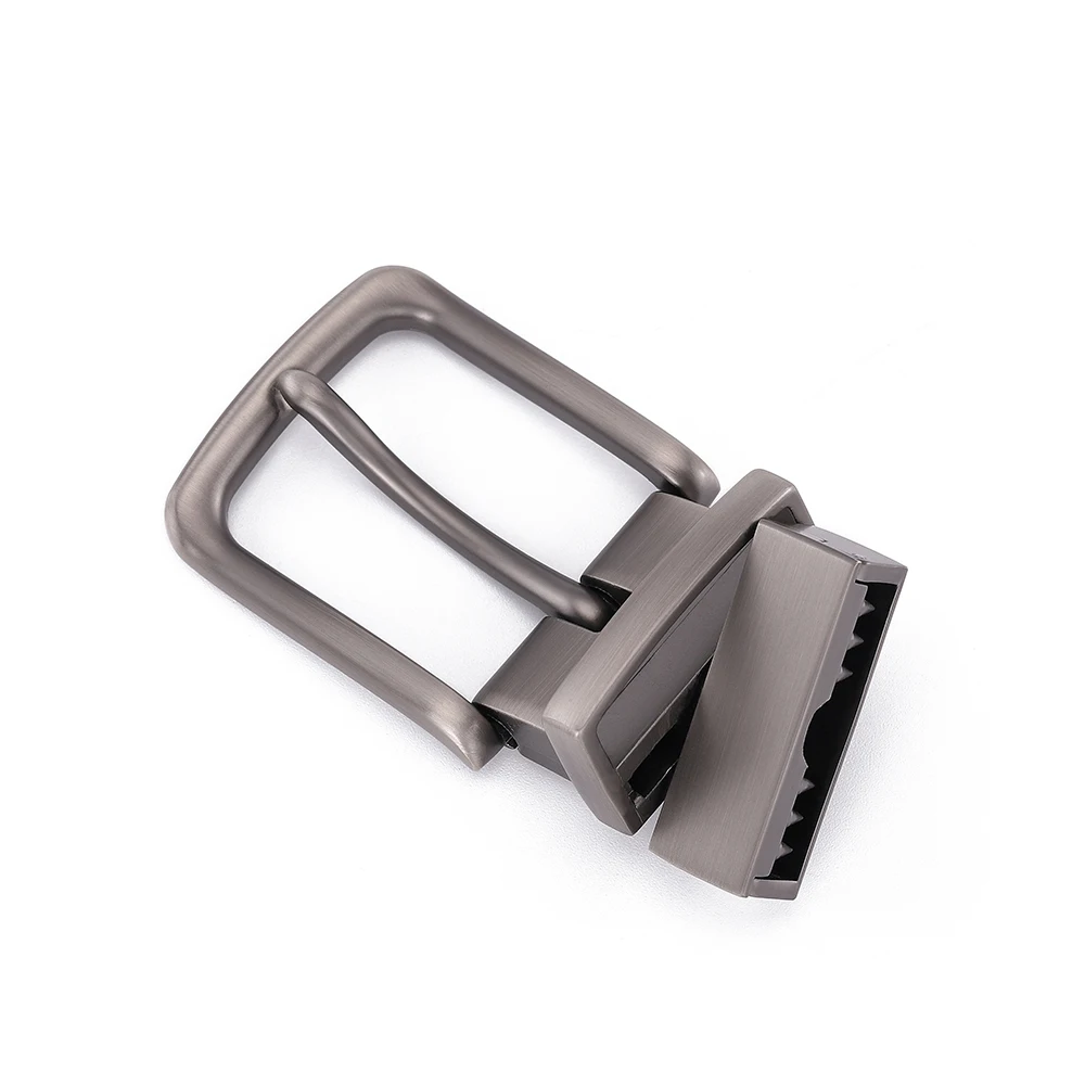 Men's Leather Needle Buckle Belt Buckle, Can Be rotated, Fashion, Both Sides image 4
