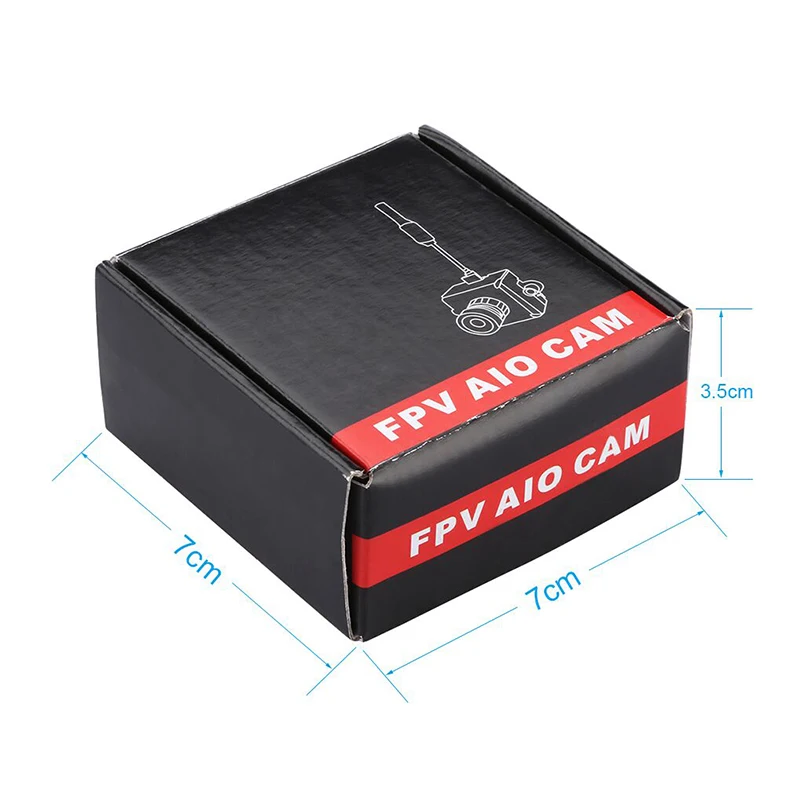 FPV indoor crossing machine camera LST-S2 +/40CH/25mw/5.8G picture transmission integrated belt OSD