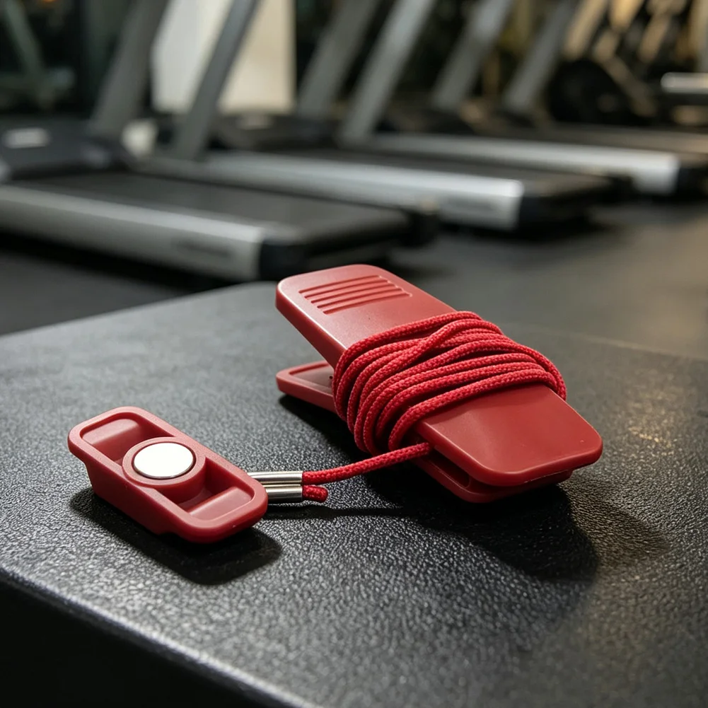 Treadmills Safety Key E-Stop Switch Safety Lock With Clip Fit Most Treadmills Brake Switches For Gym & Home Fitness ﻿