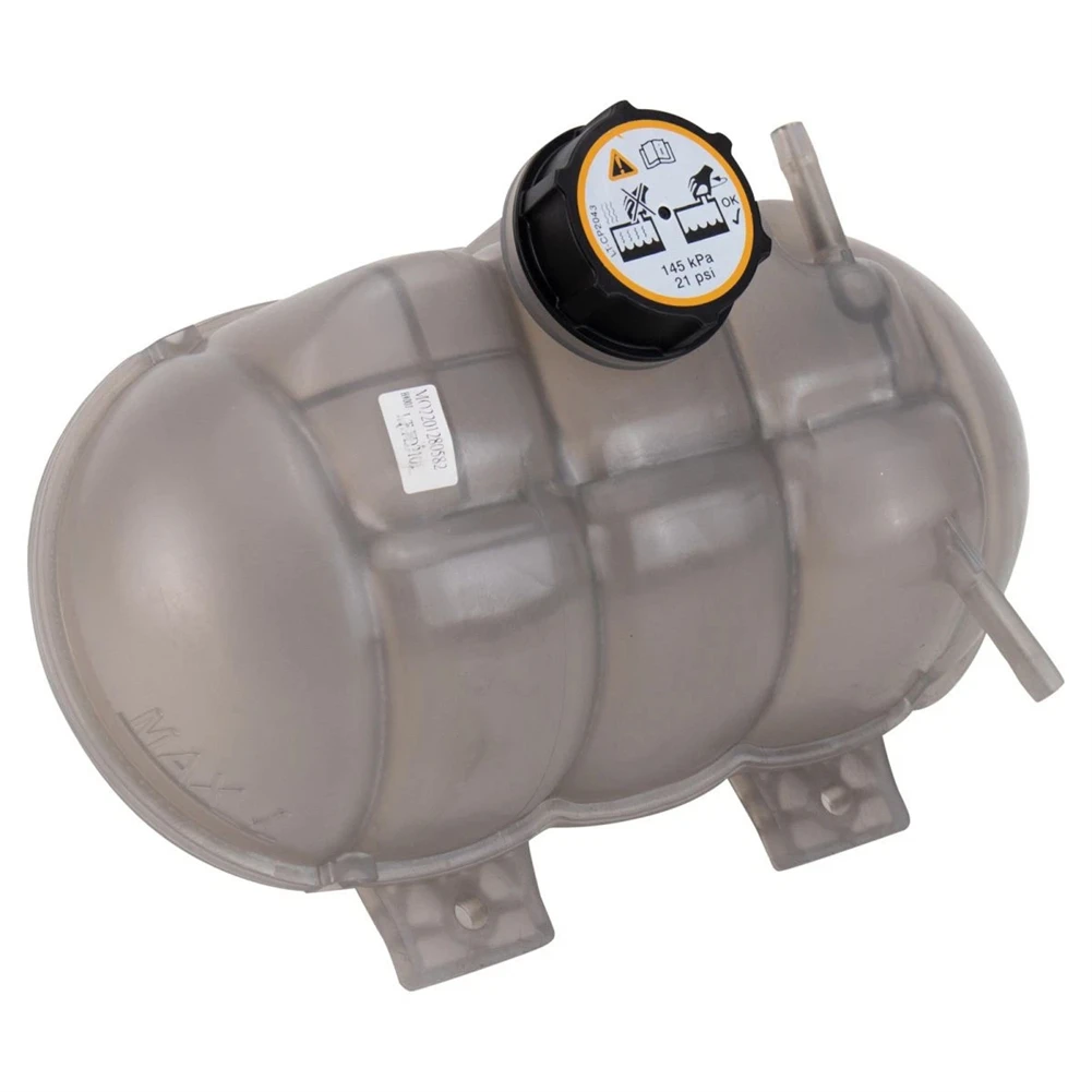 For Ford -Mustang (2015-2023) All Engines Engine Coolant Reservoir Tank OE FR3Z8A080A Grey Plastic With Cap Factory Specs