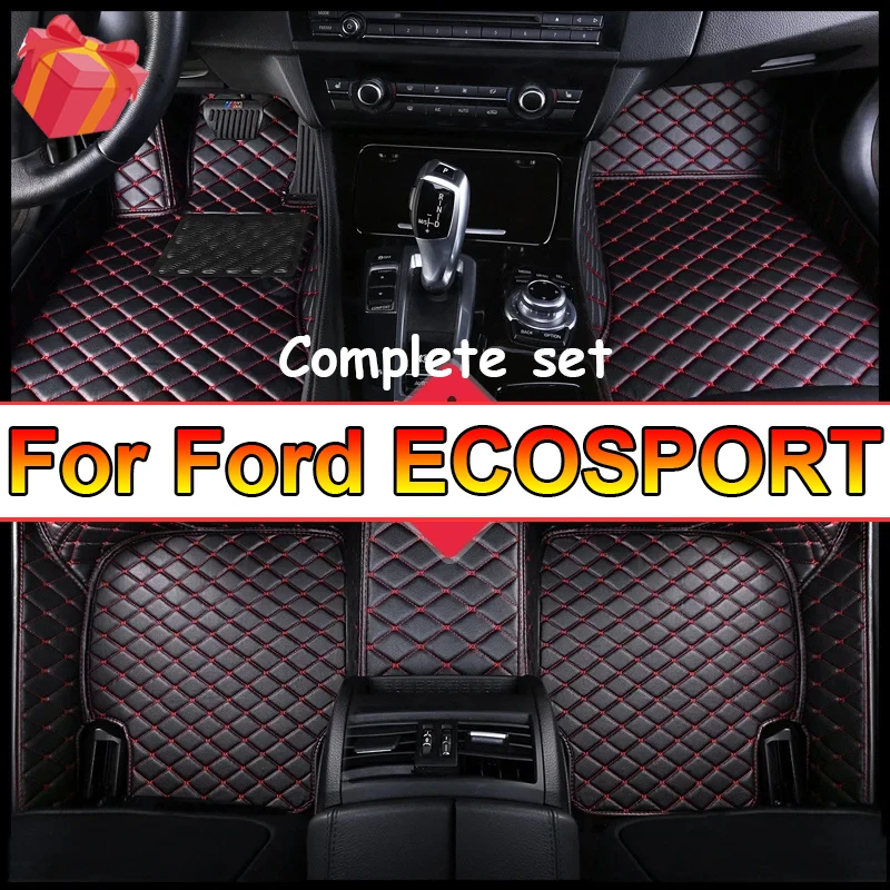 Custom 3D Full Coverage Car Floor Mats for Ford ECOSPORT 2018-2020 ESCORT 2021-2023 Equator Sport 2023 Interior Accessories