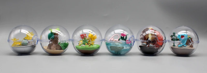 

7 см 6 шт. Покемон мяч Mew Sonansu аниме экшн-фигурка модель статуя коллекция Украшение для рабочего стола игрушки подарки для мальчиков