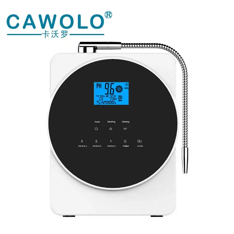 Cawolo AL808C 11 plates alkaline water machine commercial with carbon filter