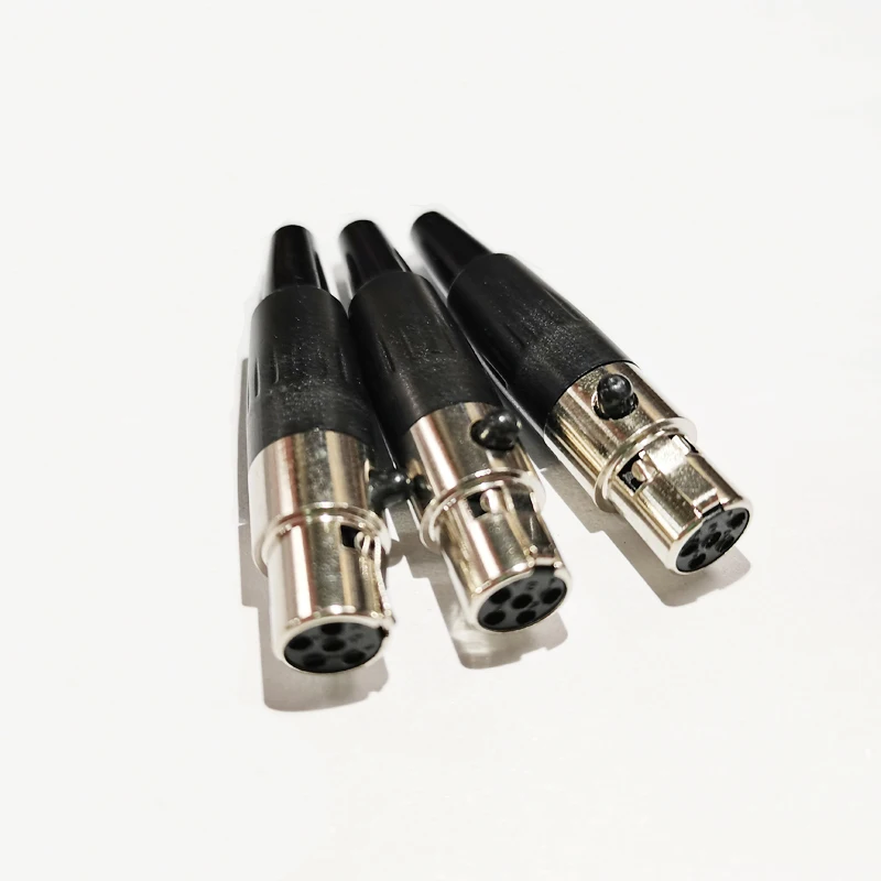 NCHTEK 5Pin Female Plug Mini XLR Audio Microphone Connector MIC Adapter Tini TA5F Adapter / 3PCS