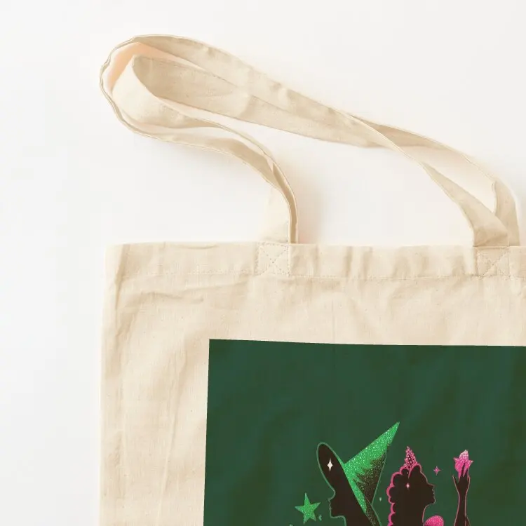 Elphaba & Glinda Wicked the Musical Defying Gravity Tote Bag tote bags aesthetic Reusable bags tote bag women Handbags