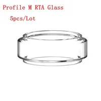 2pcs/Lot Wotofo Profile M RTA Straight Glass Extended  Tube Fat Boy Convex Replacement Bulb Bubble