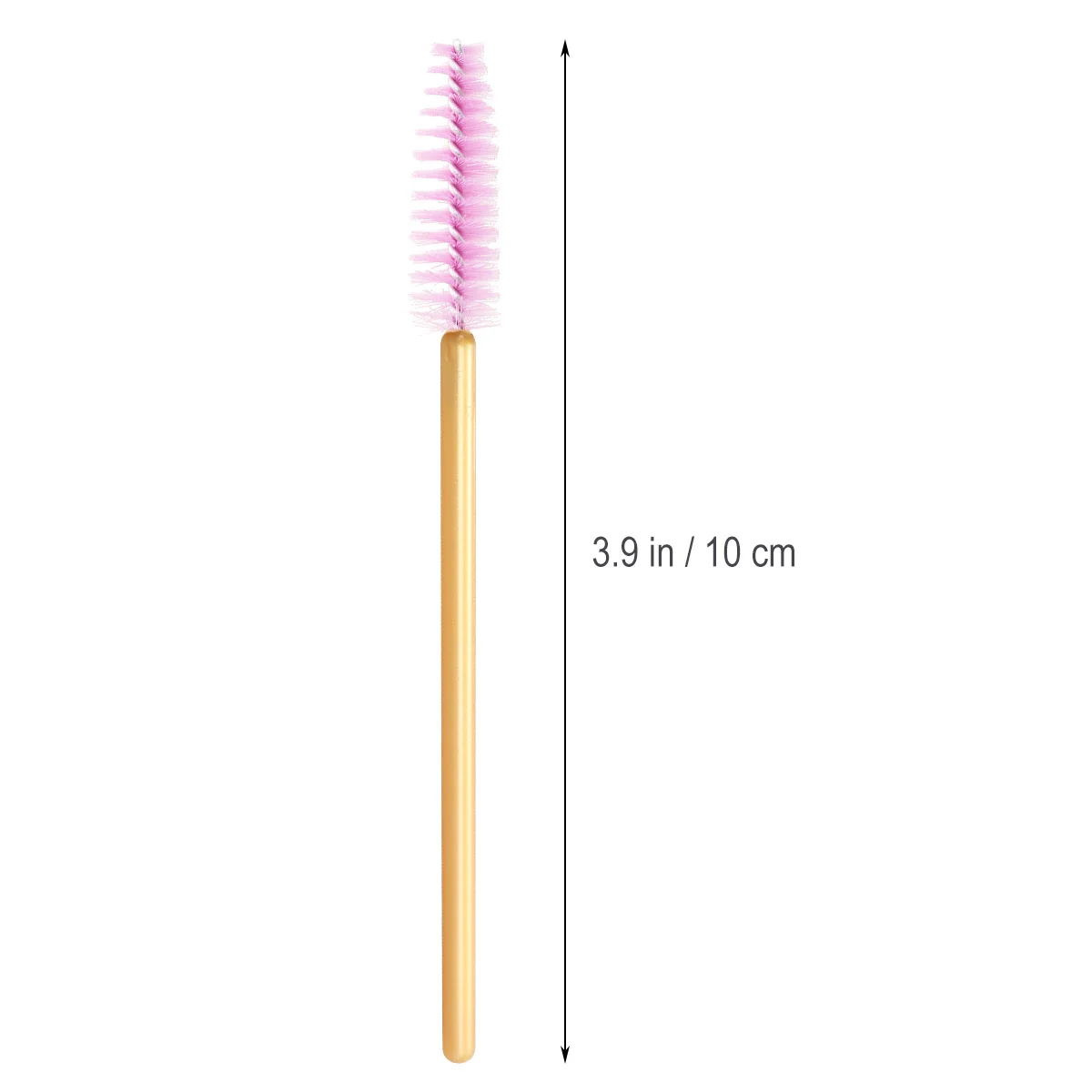 50 szt. Szczoteczek do rzęs, nylonowe aplikatory do tuszu, zapobiegające kłębieniu się rzęs, narzędzie do makijażu, przenośne, do użytku w salonie