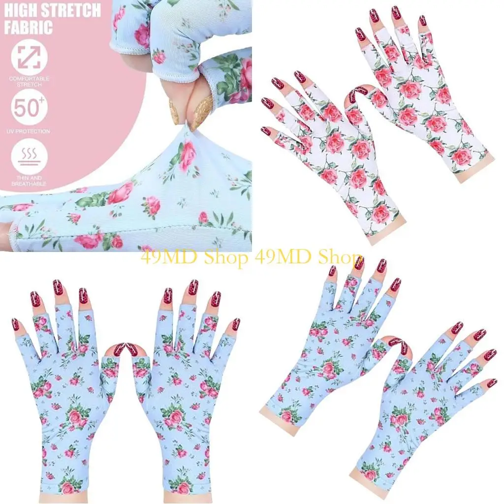 49md-快適なハーフフィンガーグローブ屋外日焼け止め用オフィスプロフェッショナルサイクリストとドライバーの着用のために設計