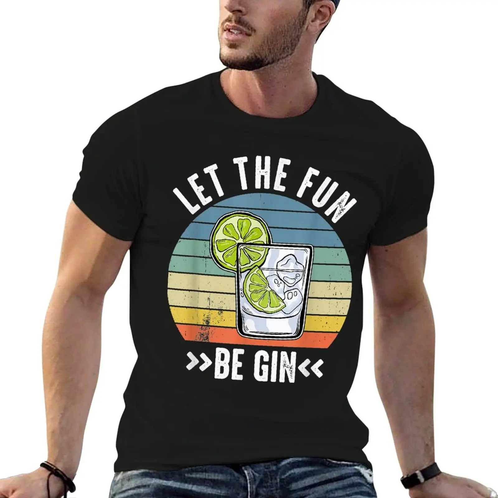 Camicie Let Shirt T-Shirt Anime Uomo Fun Gin Gin Pack Idea Camicia Camicia Be T Let Party T Be Fun The For Cotton-image