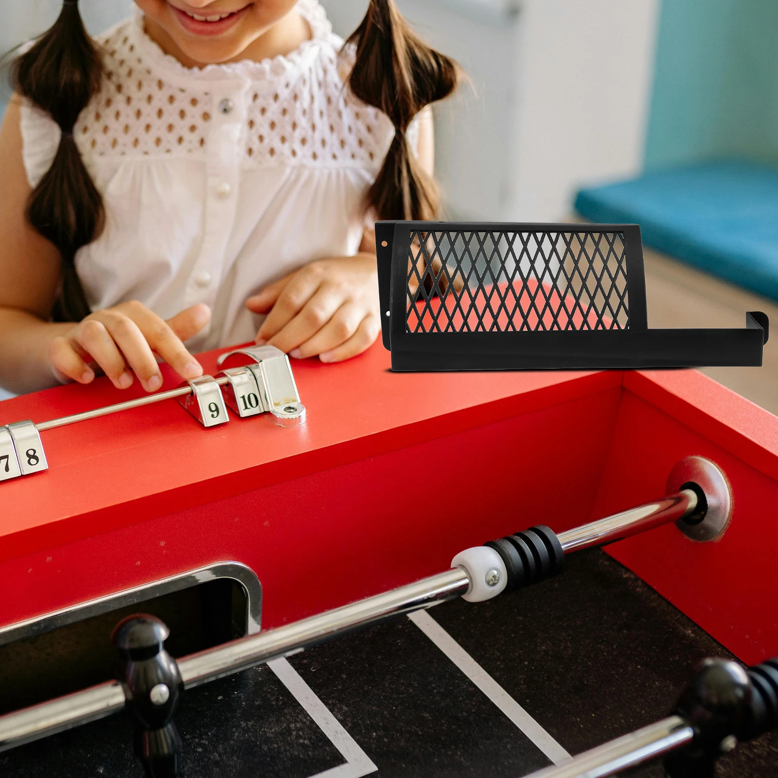 2 قطعة فووسبالل الجدول الكرة حامل صندوق شبكة صافي الإطار البلاستيك استبدال أجزاء للعب الأسرة ملحقات طاولة فووسبالل الصغيرة