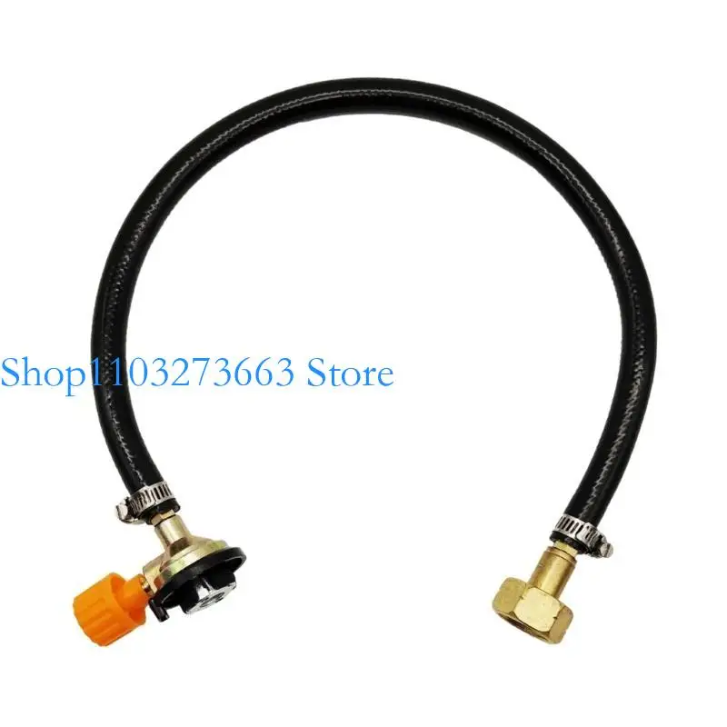 R6FE غاز موقد الغاز بروبان إعادة ملء محول محمول خزانات الغاز في الهواء الطلق موصل موصل خرطوم الأسطوانة المحمولة متينة #5