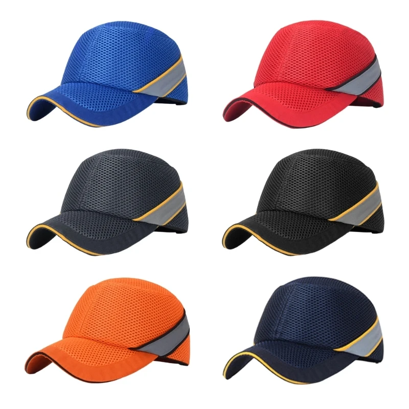 X7XB Shock Absorbing Safety Hat Baseball Cap Industrial Use Bump Hat for Outdoor Work