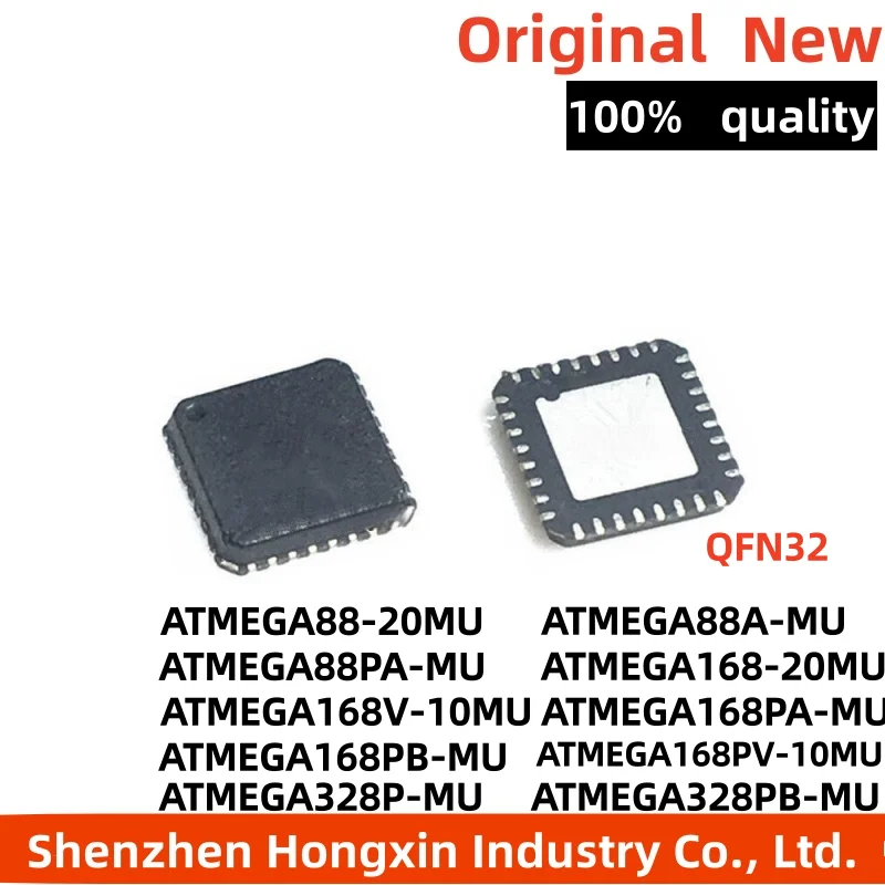 1 piece ATMEGA328P-MU PB 88-20-10 A 88A PA PB 168V PV MUR QFN32 SMT AVR microcontroller chip IC