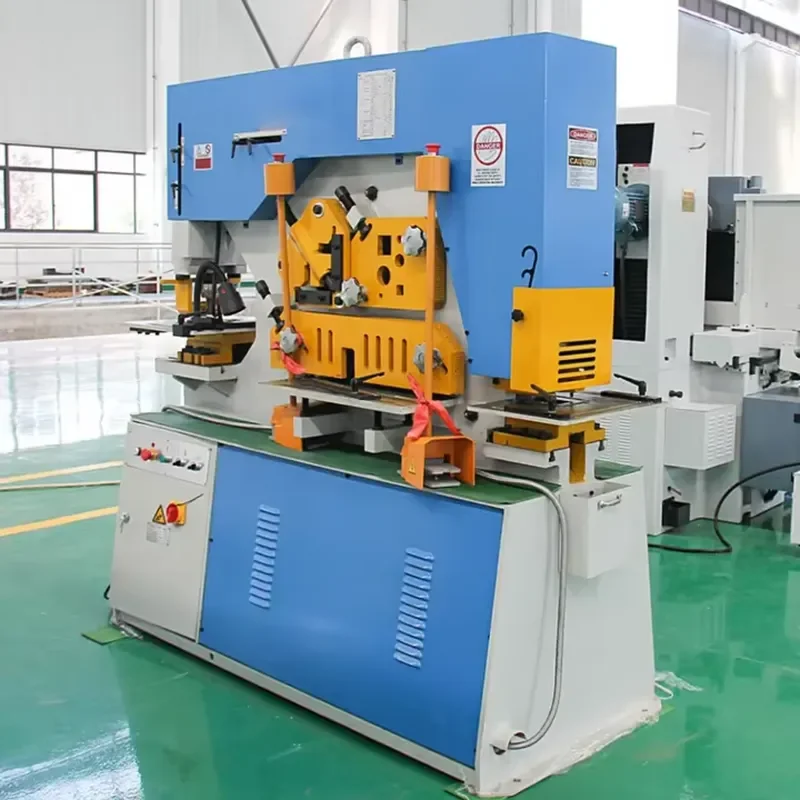 High Accuracy Hydraulic Iron Worker Machine CE Certified for Metal Punching Shearing Bending Industrial Fabrication Equipment